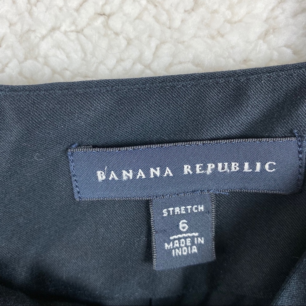 Banana Republic Black Midi Pencil Skirt Size 6 - Picture 7 of 8